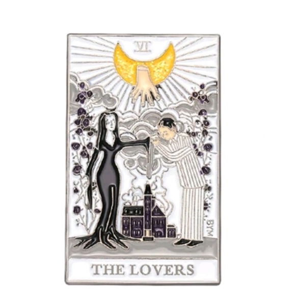The Lovers Tarot enamel pin - Picture 1 of 2